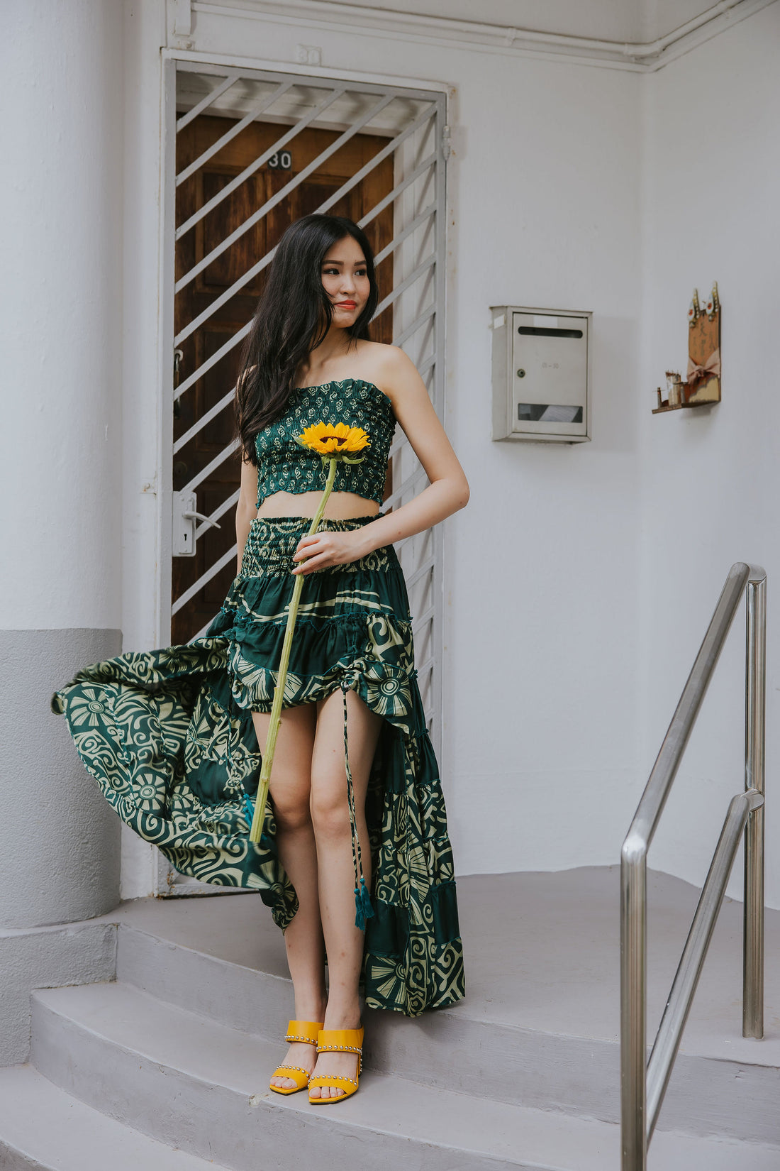 La Vacanza Top & Skirt Set