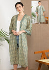 Long Woodblock Kimono