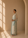 Embroidered Saree Kimono
